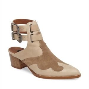 Topshop Austin Western Buckle Boots